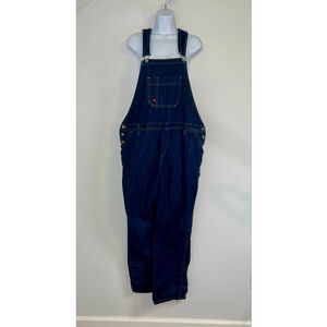 Women's Dickies Blue Denim Overalls Plus Size 16